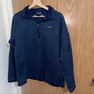 Patagonia Womens Better Sweater Fleece Pullover Quarter Zip